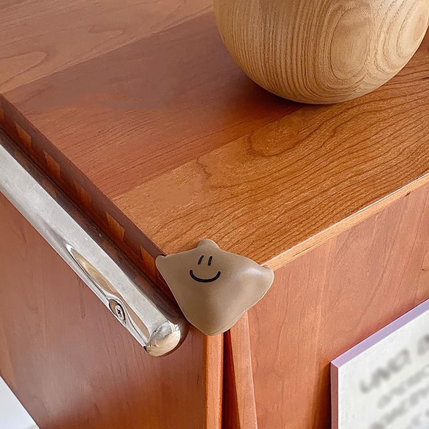 Protector Esquinas Muebles De para - Juego de 4 Piezas, Marrón, Envuelve los Bordes Afilados de la Mesa para Evitar Golpes y Golpes y Prevenir Lesiones Sencillo y Bonito