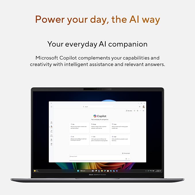 ASUS ExpertBook PM3 16 in AMD Ryzen AI 7 32GB 1TB SSD W11 Pro Misty Gray miniatura 7