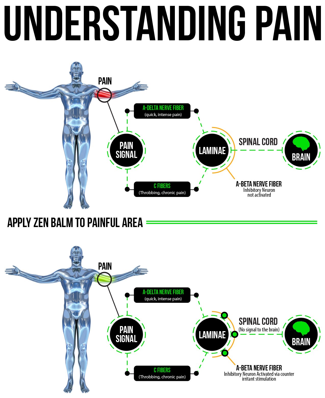 Zen All Natural Sports Balm to Relieve Aches & Pains Related to