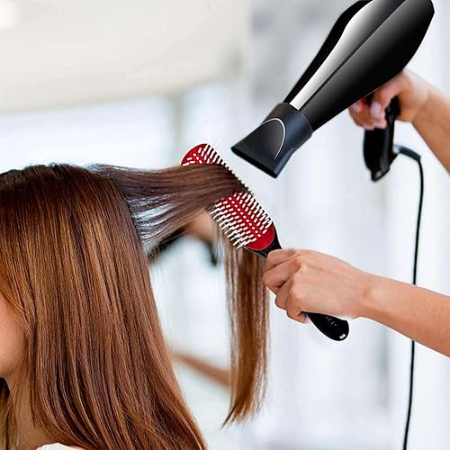 Miniatura 7 de Secador de pelo profesional, iones negativos, 3500 W, potente secado rápido, bajo ruido, cable largo, secador rápido con boquilla y difusor, secador