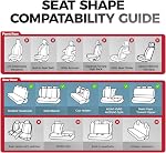 FREESOO Black Car Seat Covers Full Set - Faux Nappa Leather Seat Covers for Cars, Ultra Breathable Waterproof Front Seats Protector with Lumbar Support, Universal Fit for Automotive Sedan SUVs Pickups | faux nappa leather seat covers, waterproof brea