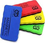 Magnetic Whiteboard Eraser, Dry Eraser Board Erasers, Dry Erasers for White Board, Whiteboard Erasers for Classroom, 4 Pack, Perfect for Home, College and Office Use
