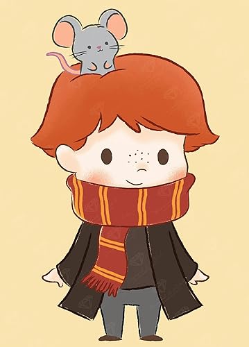 Vista 19 de DIAMOND ART CLUB Hogwarts Crest - FINE Oddities Kit de pintura de diamante, beige, 17 x 24 pulgadas (16.9 in x 24.0 in)