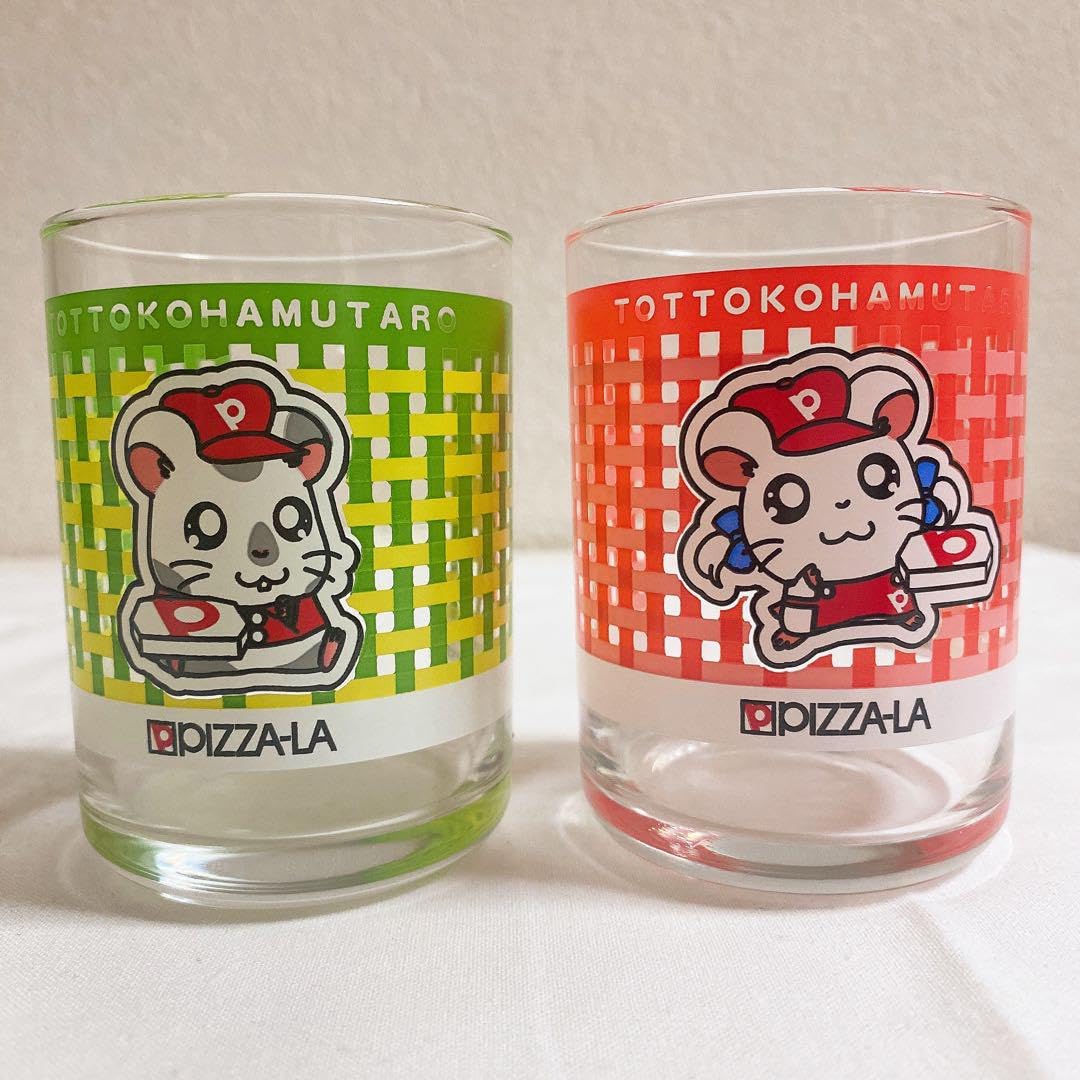 27袋 ハム太郎 カーテン 2枚セット ＆PIZZA➖LAマグカップ