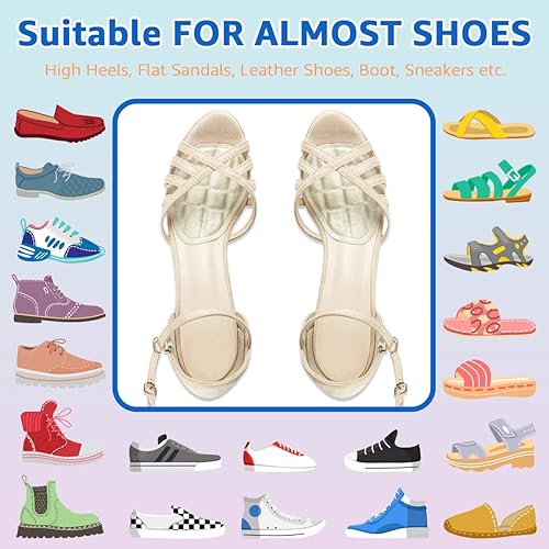 Miniatura 6 de Svowin - Cojines de bola de pie, almohadillas metatarsianas, almohadillas para el antepié, insertos antideslizantes para zapatos de punta abierta,