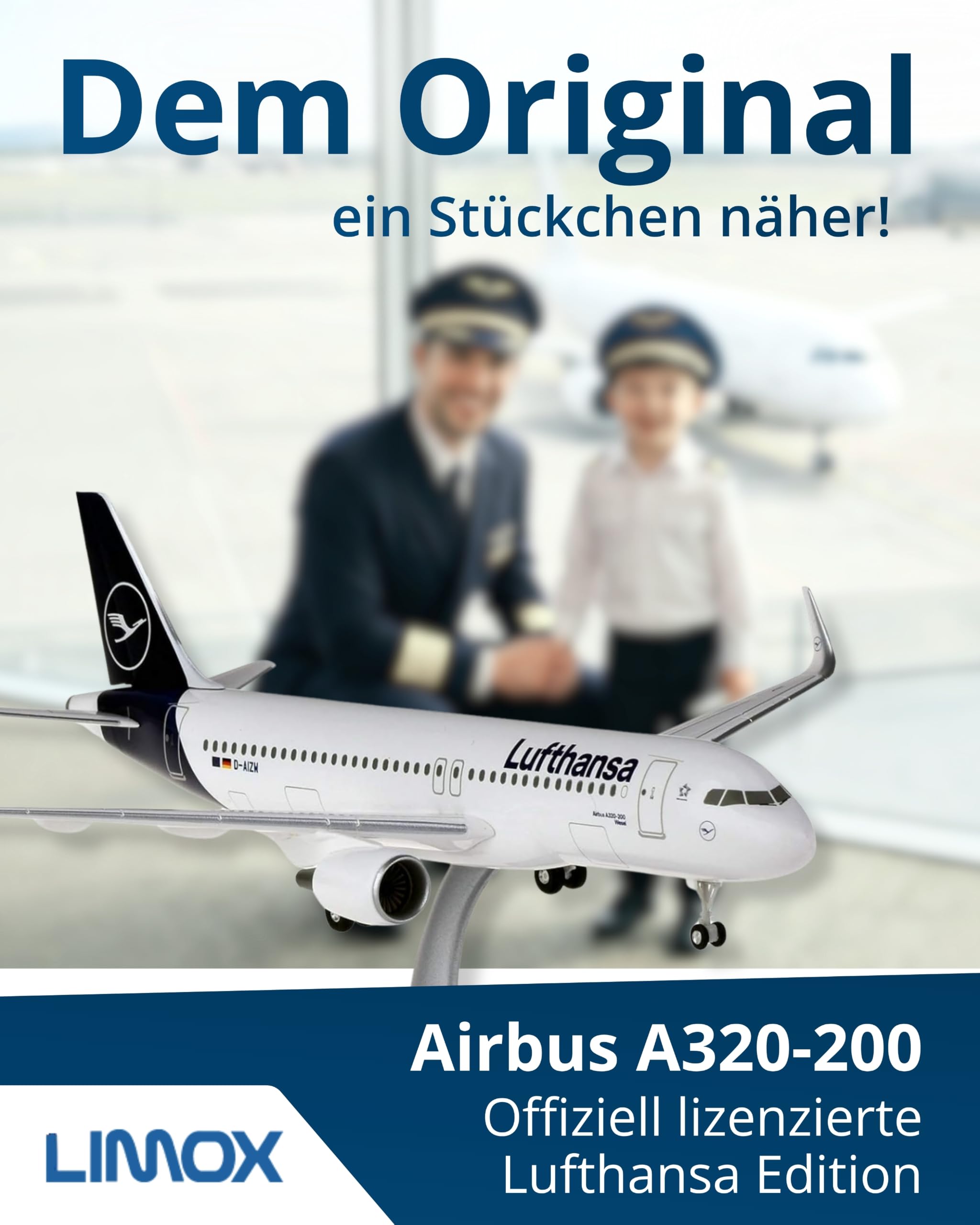 Limox Lufthansa Airbus A320-200 D-AIZW - Model Plane 1:200 I