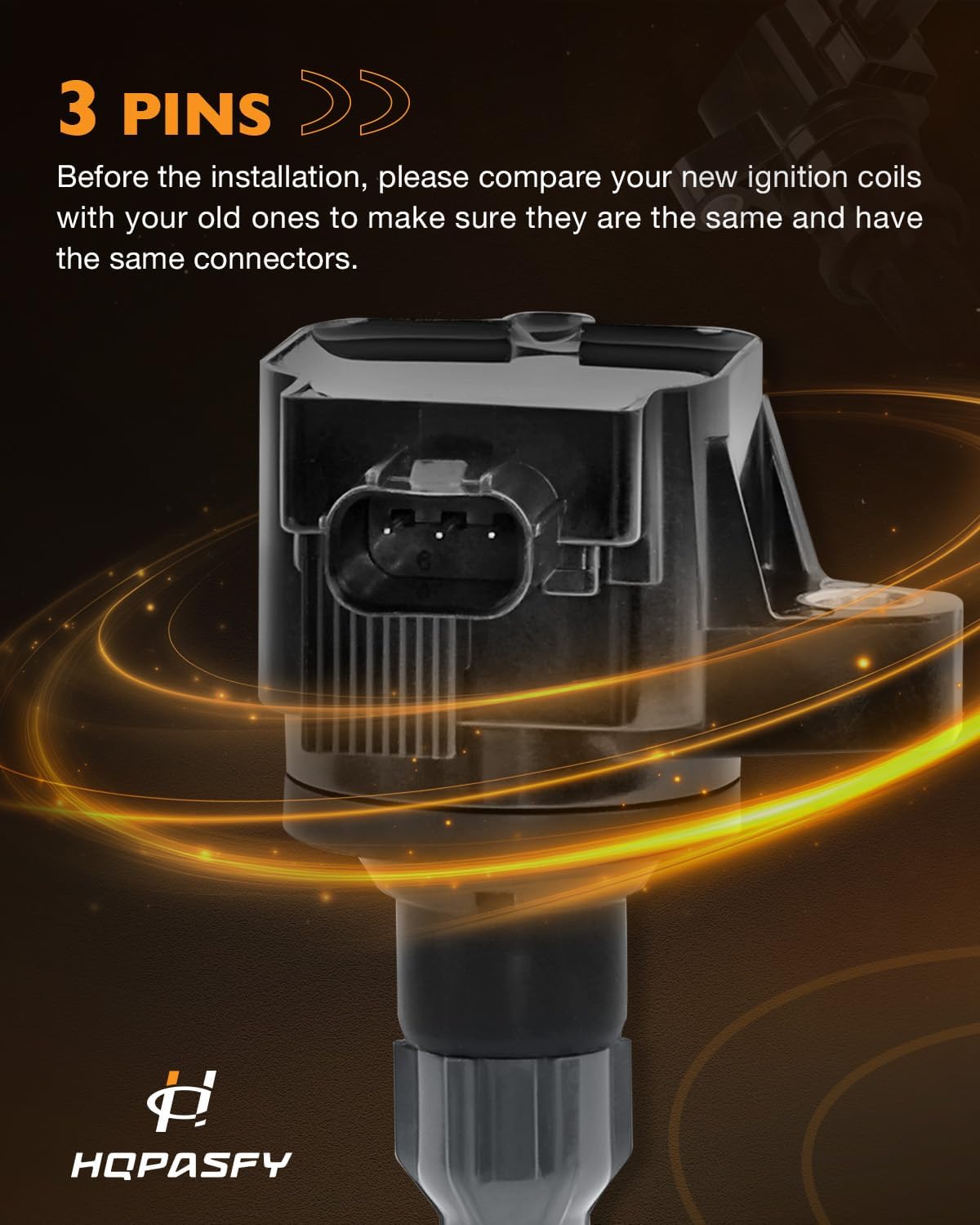 UF749 Ignition Coil and Iridium Spark Plug Set of 4 Compatible with Honda Civic L4 2.0L 2016-2020 and Civic L4 1.5L 2015-2019. Replace UF-749, CM11121A, 305205RO013