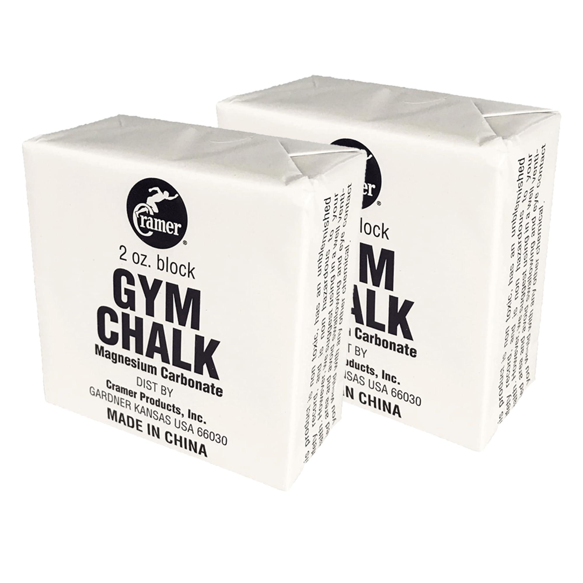 Cramer Block Chalk & Liquid Gym Chalk, Magnesium Carbonate for Better Grip in Gymnastics, Weightlifting, Power Lifting, Pole Fitness, & Rock Climbing