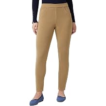 HUE Womens Soft Twill Jean Style Leggings