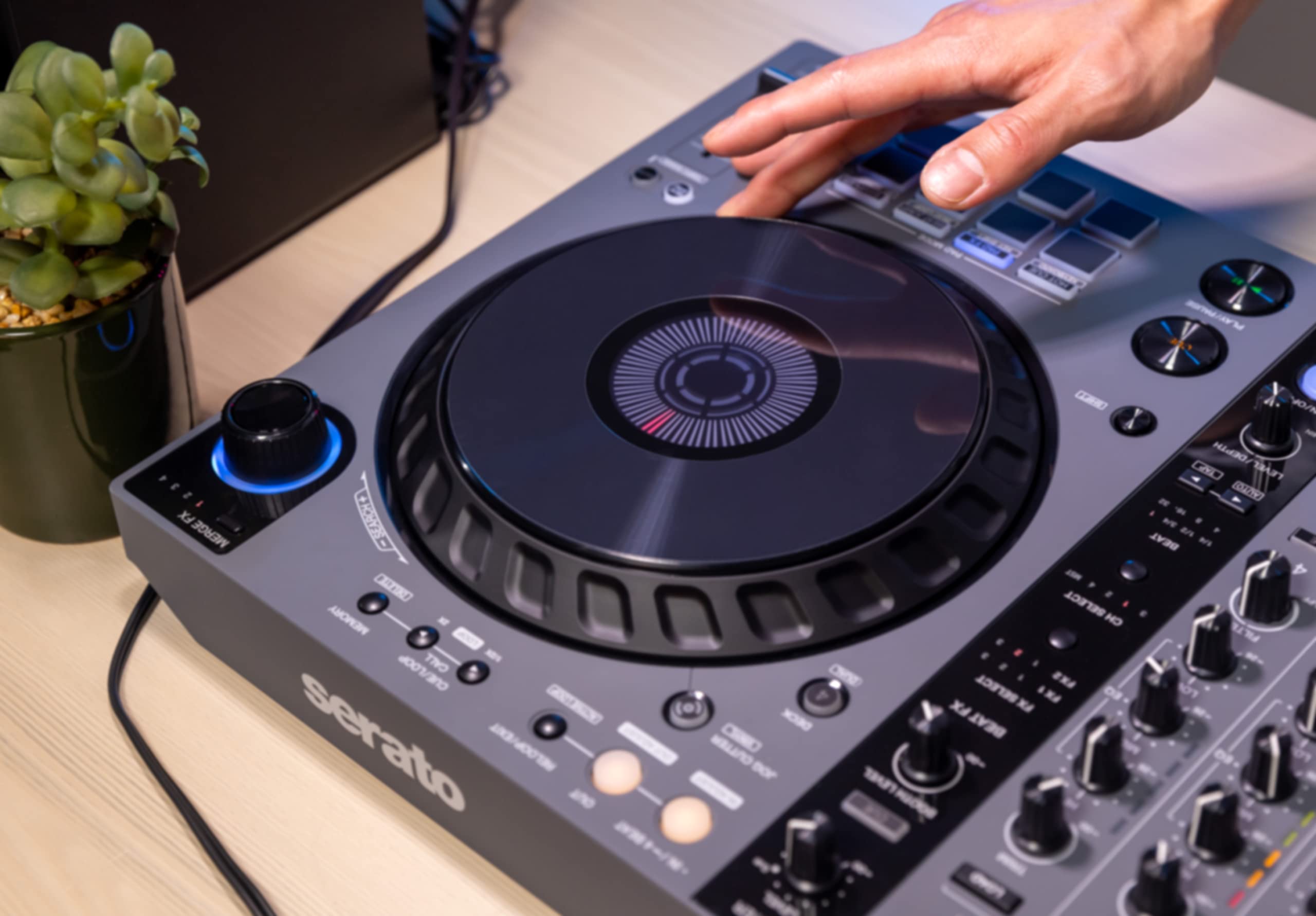Pioneer DJ DDJ-FLX6-GT Contrôleur 4 canaux pour Rekordbox Serato Traktor Virtual DJ