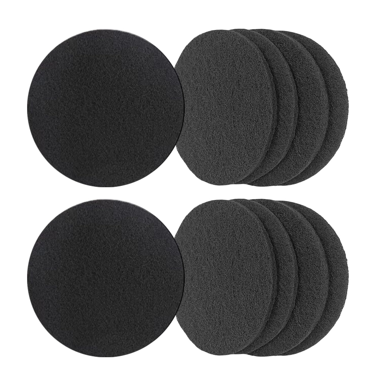 10 Piezas De Algodón De Filtro Redondo, Filtro De Carbono Activado, Accesorios De Cubo De Compost De Cocina, Reemplazo De Algodón De Filtro.
