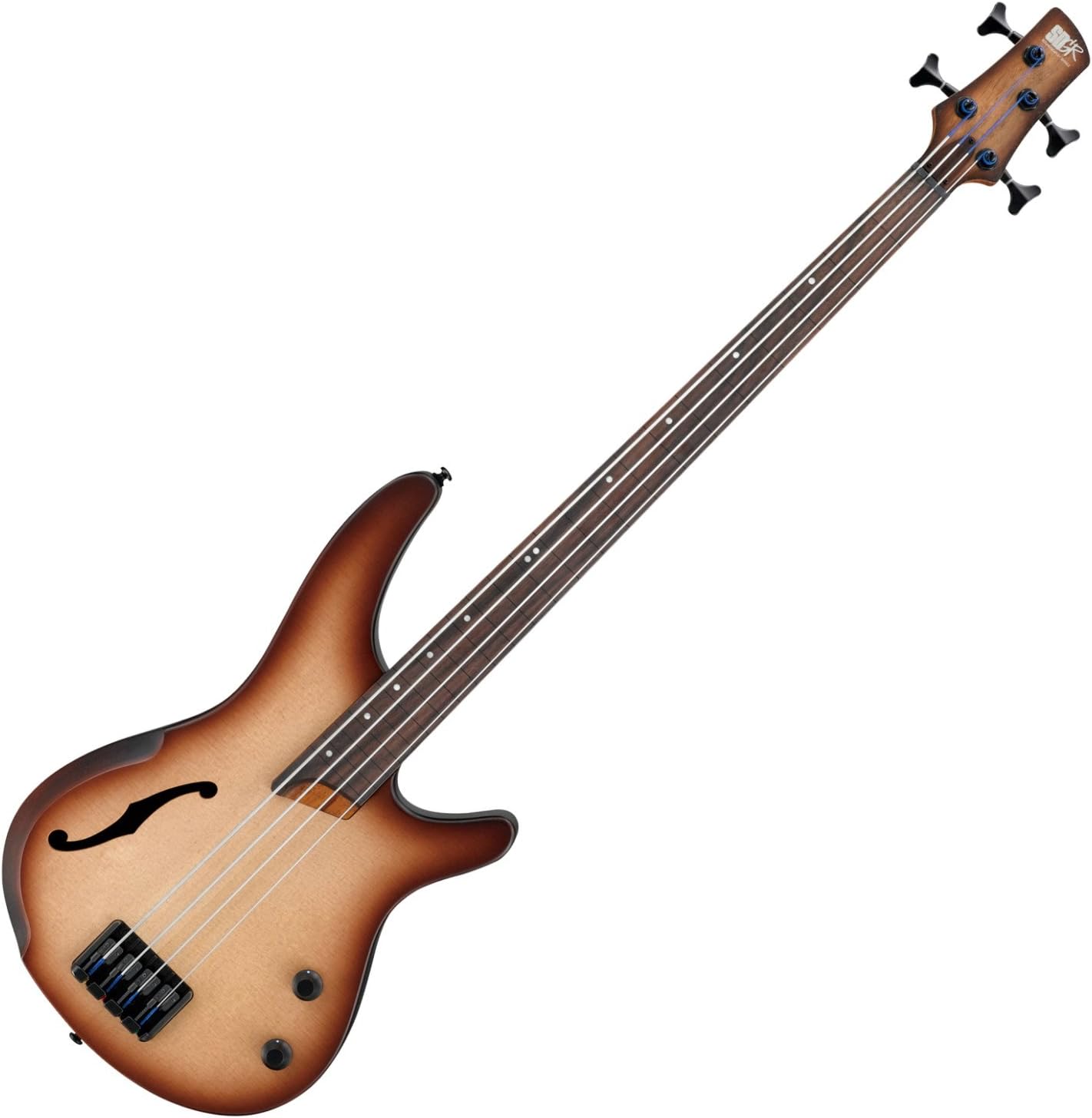 Ibanez SRH500F Fretless Bass Guitar - Natural Browned Burst Flat