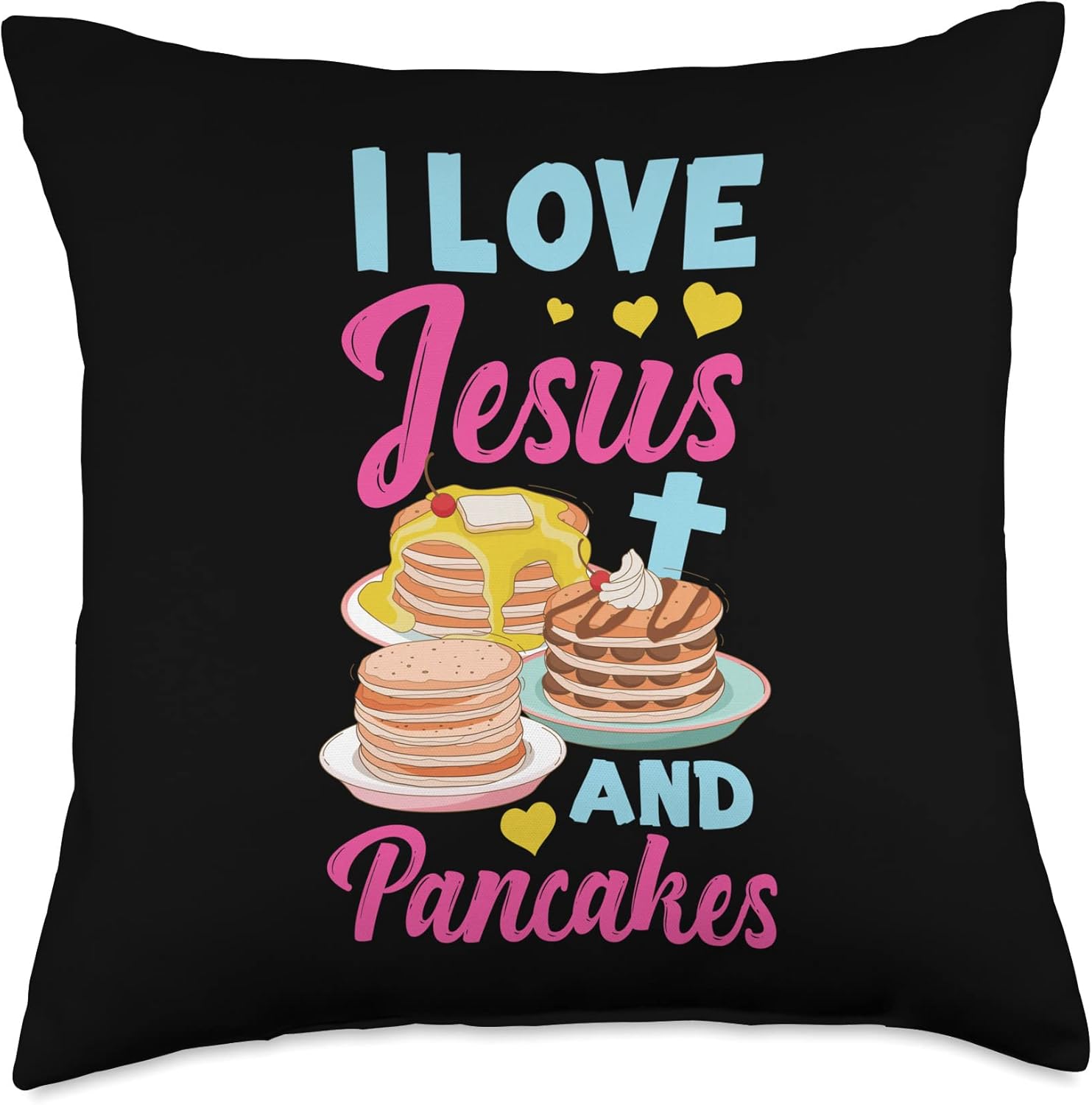 Pancake Day Breakfast Flapjack HS0 Lover Kids I Love Jesus