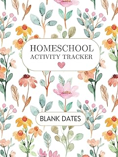 Homeschool Activity Tracker Hardcover with Blank Dates: Blank Jan-Dec Calendar | Australian Curriculum Subjects | Document Your Homeschool Year by ... Overviews | Homeschool Log Book | Hardcover
