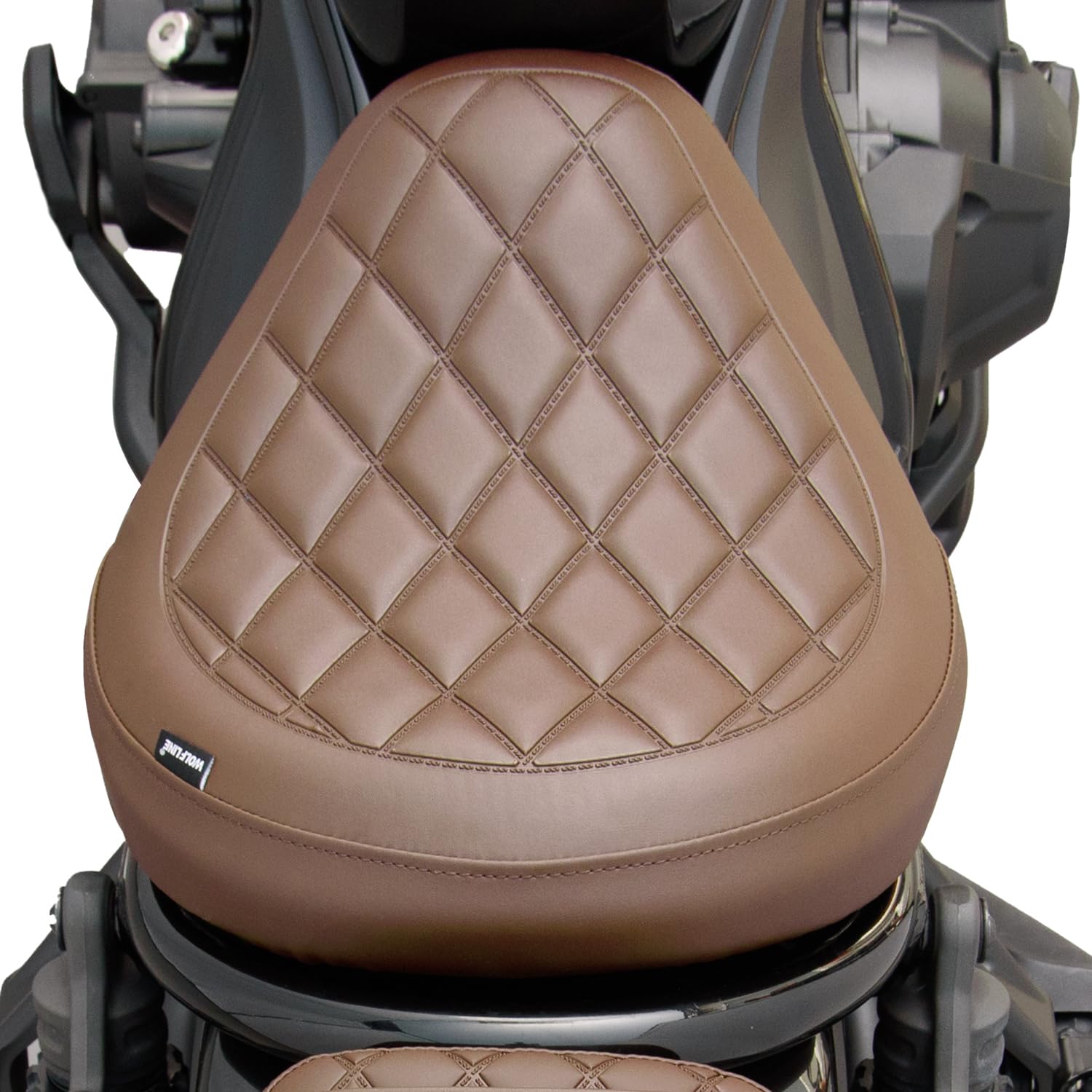 Sitzbank Sattel Sitz kompatibel mit CMX 1100 Rebel 2021-2026, Motorrad Fahrer Komfortsitz Sitzkissen, Mattbraun‌