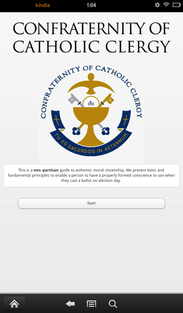 Catholic Voting Guide App on Amazon Appstore