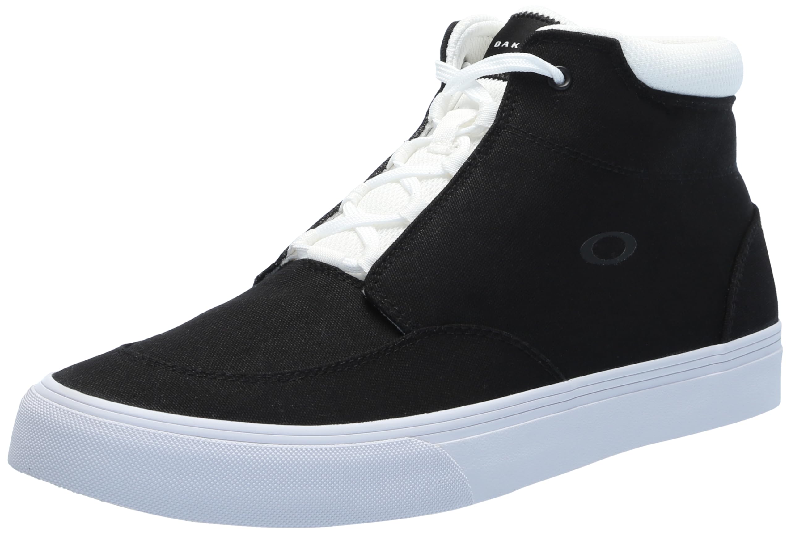 

                                                    Oakley Banks High Canvas Sneaker, Black/White, 12
