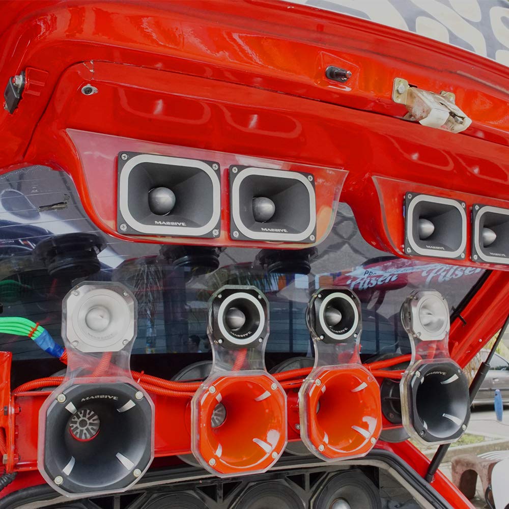 Massive Audio CT4 Neodymium Tweeter Super Bullet Tweeter Speaker for