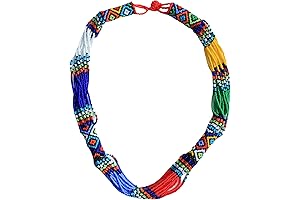 Ndlovu Zulu Necklace: Ethnic Jewelry for Women