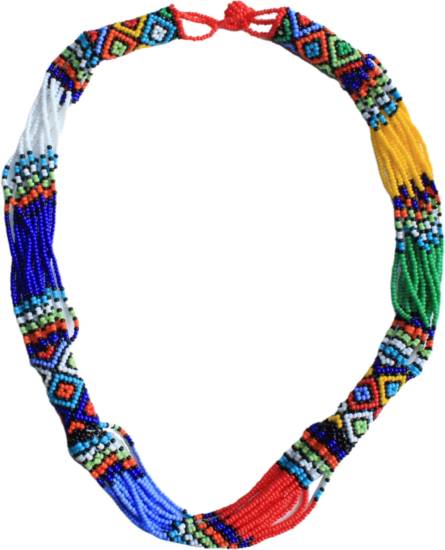 Ndlovu Zulu Necklace | by Woza Moya (Come Spirit of Change) | Handmade by The Hillcrest AIDS Centre Trust Crafters in South Africa