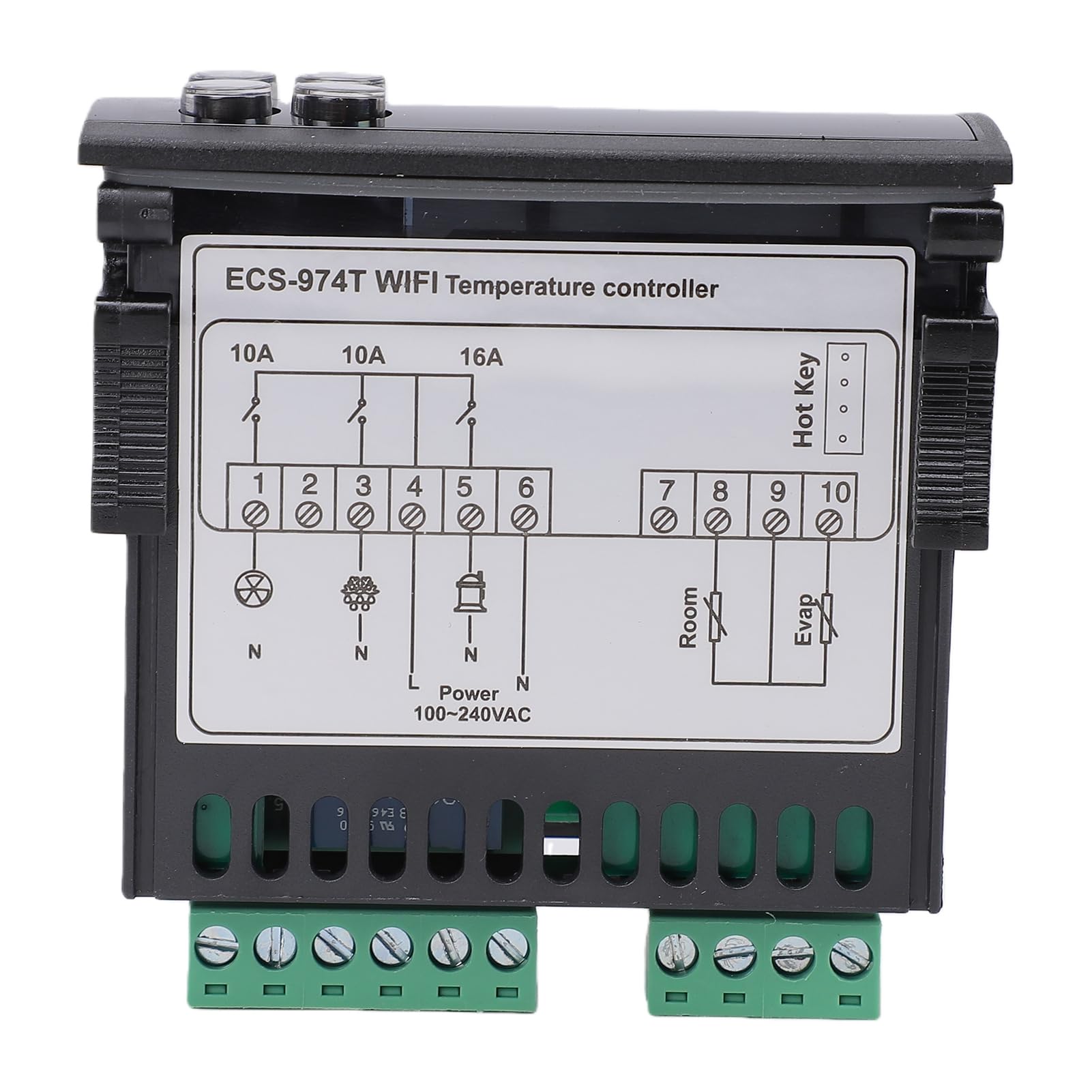 Zerodis Termoregolatore Digitale App WiFi Raffreddamento Sbrinamento