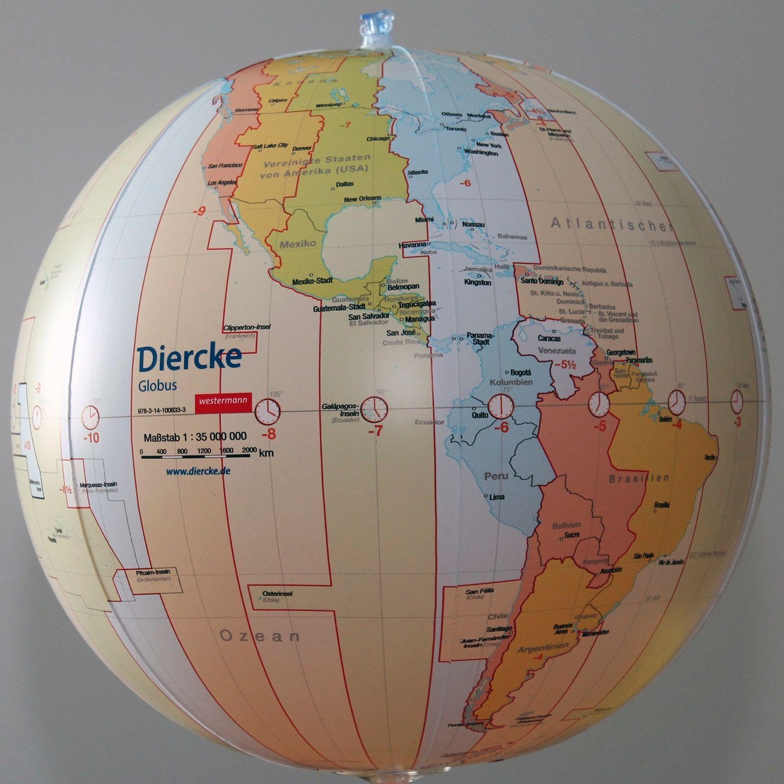 Diercke: Wasserball Zeitzonen (Diercke Weltatlas: Spiele)