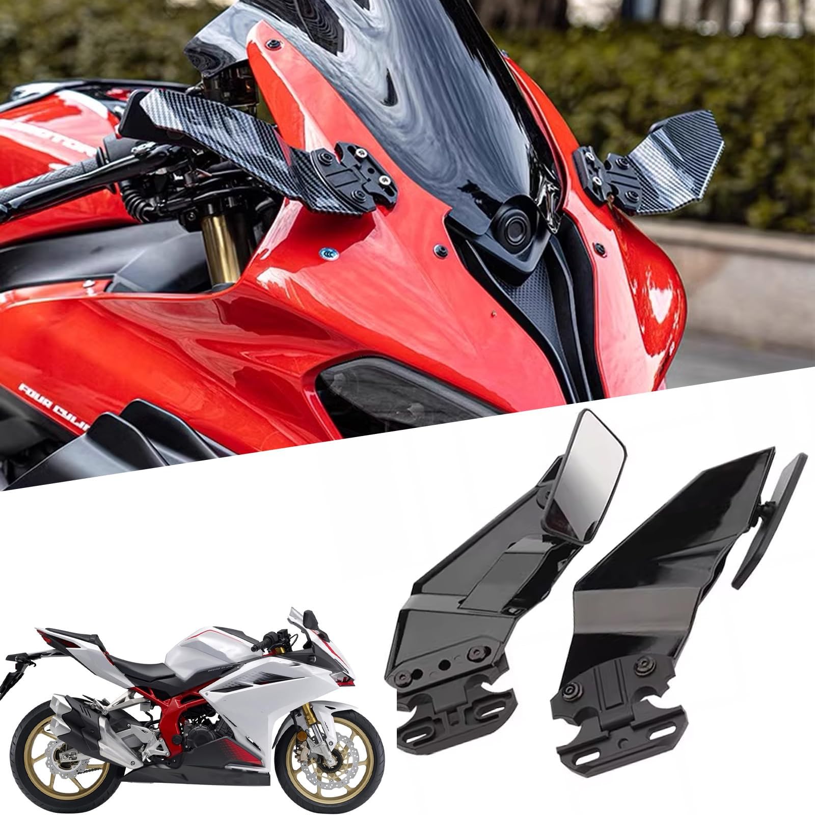 Amazon | XINMOZR For CBR250R CBR250RR CBR 250R CBR 250RR 風翼