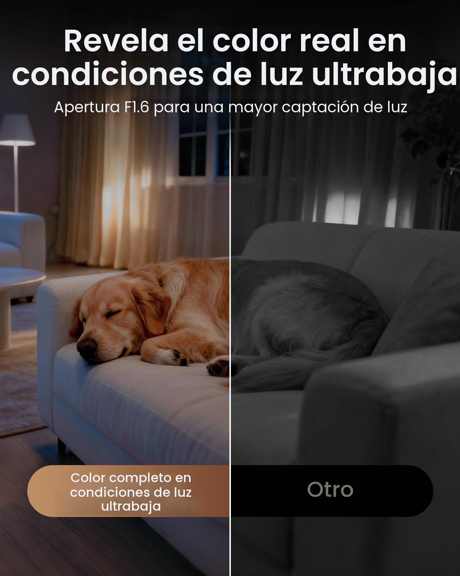 ZOSI 4K C518 Cámara Vigilancia Seguridad WiFi Interior para Bebé/Mascota, Detección y Seguimiento de Movimiento, Vista de 360°, Audio Bidireccional, 2.4G/5G WiFi, 64GB Tarjeta Incluida | Detección y seguimiento de personas/mascotas, giro de 360°, audio bi