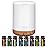 InnoGear Aromatherapy Diffuser & 8 Essential Oils Set, 300ml Premium 5-in-1 Ultrasonic Essential Oil Diffusers Scent Humidifier Aroma Diffuser Vaporizer Auto-Off Timer for Room Office Home, Yellow