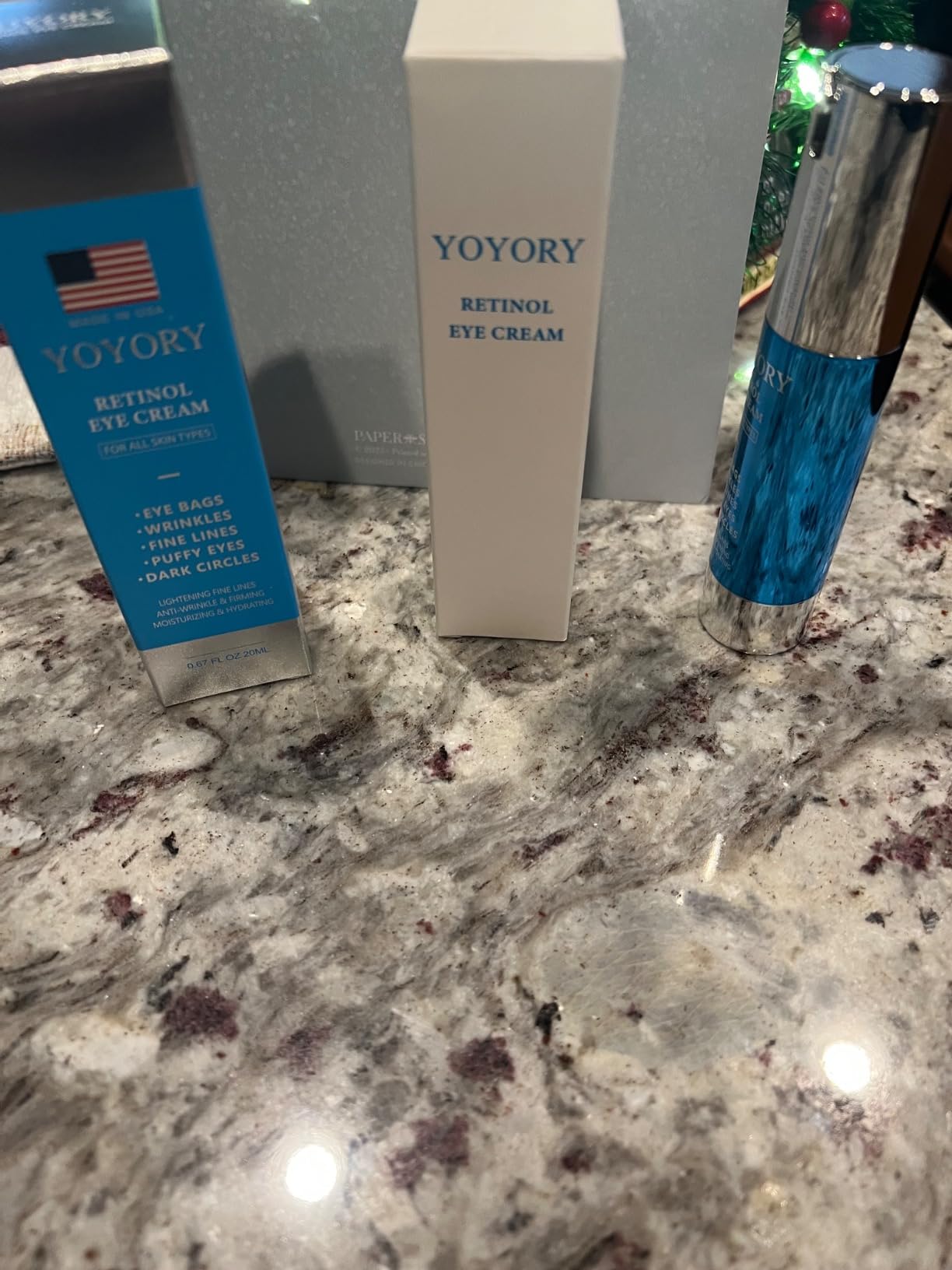 YOYORY Retinol Eye Cream for Eye Bags - Anti-Aging Under Eye Treatment for Dark Circles, Fine Lines,Wrinkles, Puffiness Hydrating & Moisturizing Skin Care for Women and Men, 0.67 fl oz