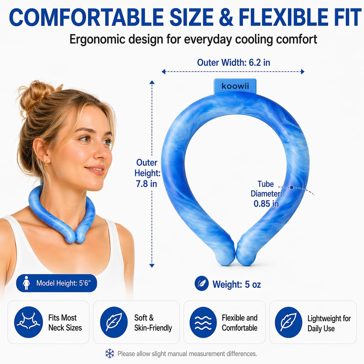 Neck Cooling Tube | Reusable, Cooling Ring