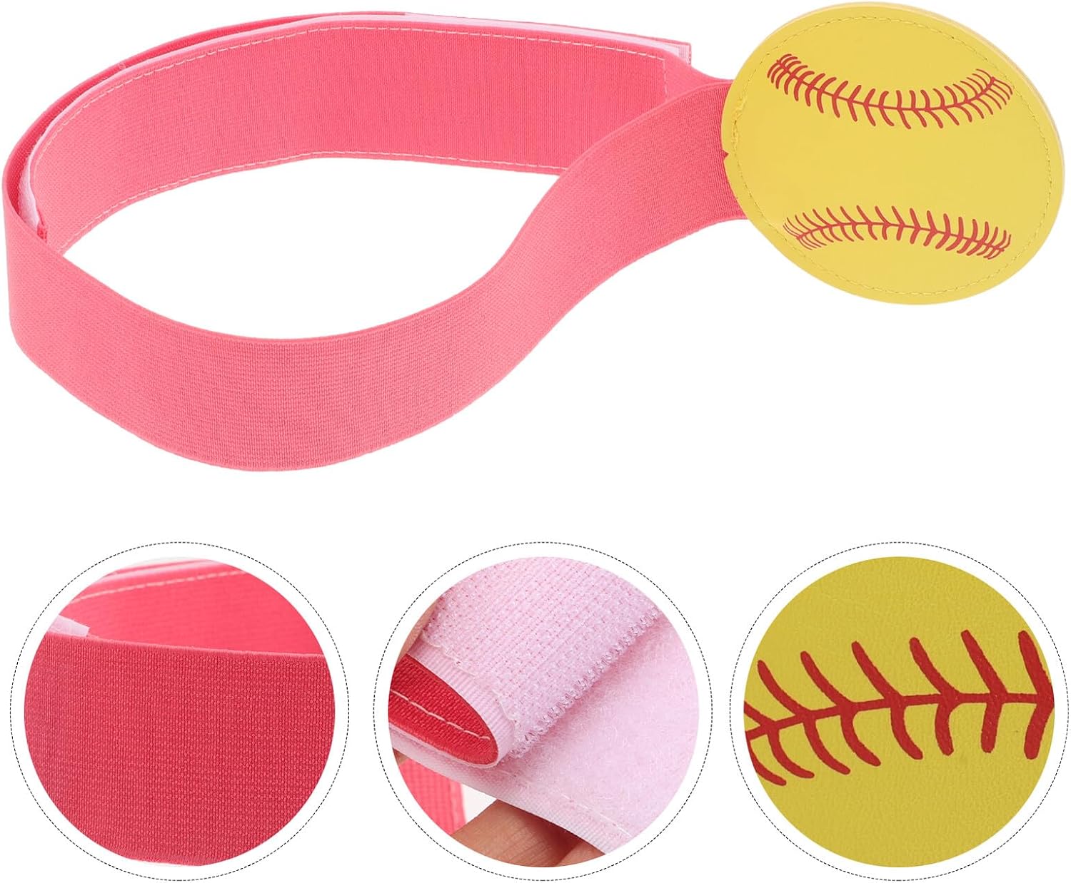 Softball Pitcher Leg Strap Training Aid with Polyester Sturdy Bands Reusable Pitching Support for Technique Improvement Outdoor Softball and Football Drills