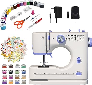 Stoigeld Sewing Machine, Lightweight Machine with 12 Stitches are sufficient for daily use, Compact & Versatile for Beginners, DIY Crafts, Pet Clothing, Backpack Repair & Kid's Plush Toys-c2
