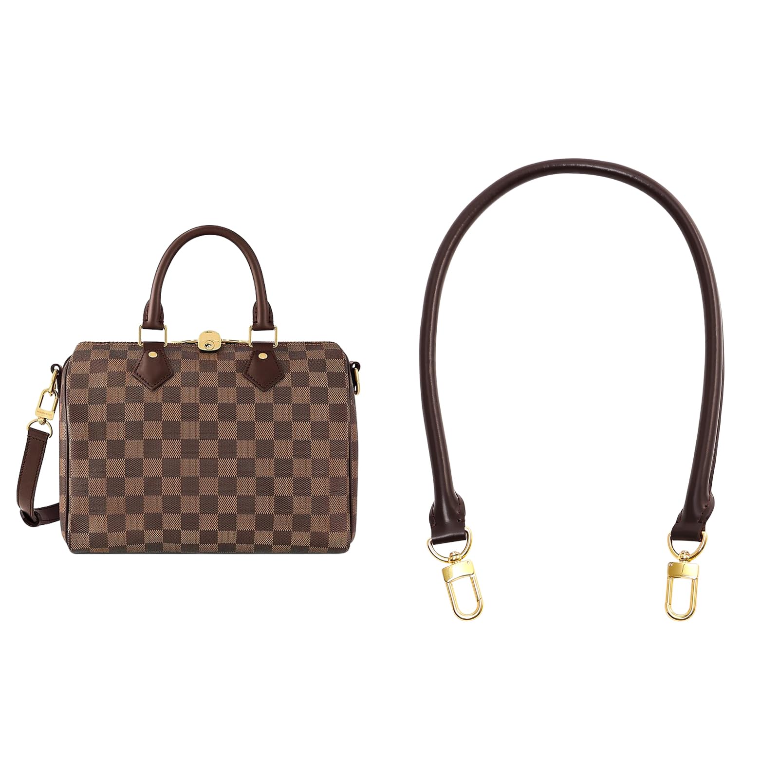 jiesinlov Vachetta Leder-Schultergurt, Ersatzriemen für Speedy 25/30 Handtaschen