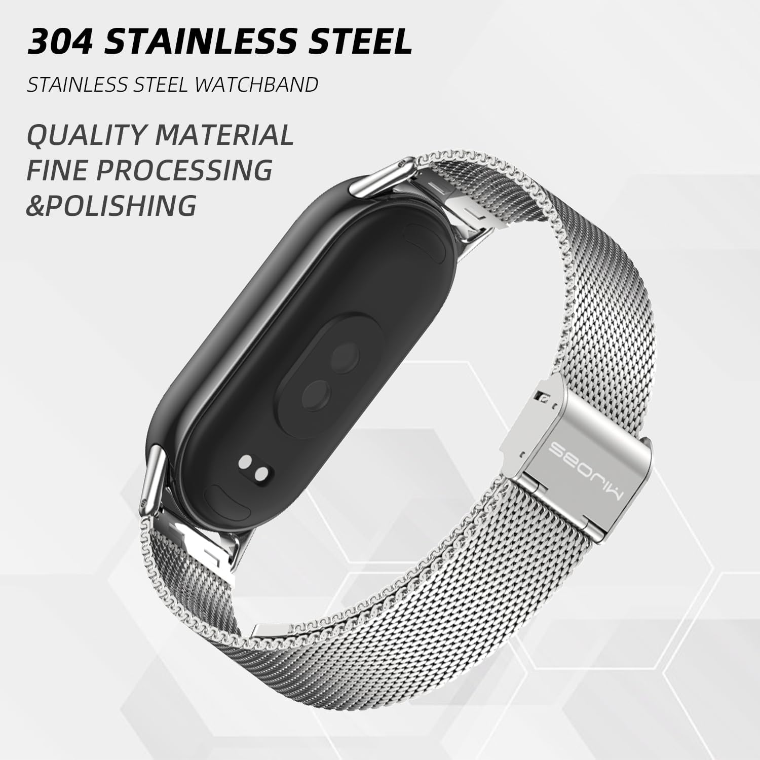 Strap for Xiaomi Mi Band 10/9/8 Breathable Replacement Strap for Mi Fit Band 9 SmartWatch Straps Wristband Bracelet for Women Men image 4