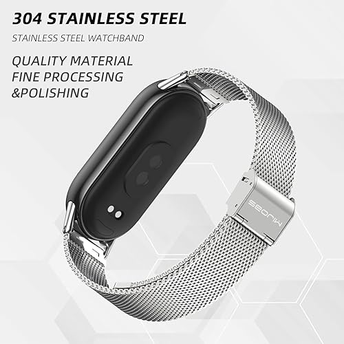 Miniatura 4 de MIJOBS Correa para Xiaomi Mi Band 1098 Correa de repuesto transpirable para Mi Fit Band 9 SmartWatch Correas Pulsera Pulsera para Mujeres Hombres