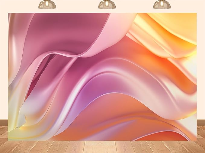 Smooth Surface Liquid Metal Abstract Backdrop Holographic