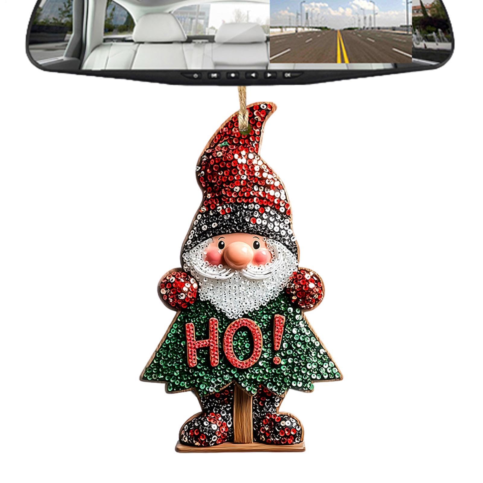 Generisch Auto Dekoration 2D Acryl Süße Dekorationen | Weihnachtsbaum Ornament Für Den Innenraum Des Autos Für Winterurlaub Weihnachtsbaum Haus Und Zuhause