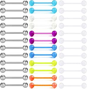 24-35 Retainers Per Piercing In Bioflex Trasparente - Foto 7