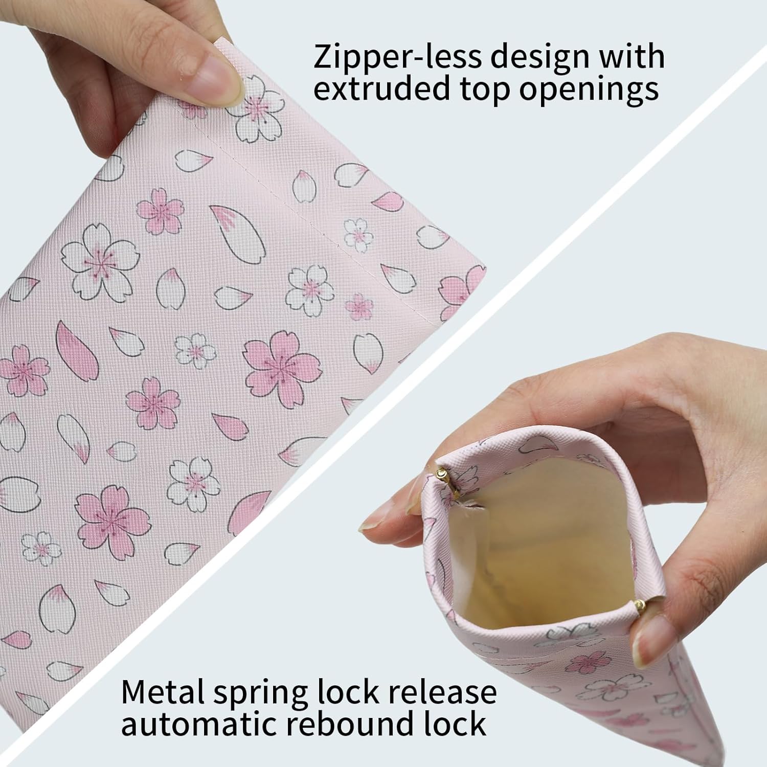 2 PCS Soft Sunglasses Eyeglass Case, Cute PU Leather Glasses Bag Pouch with Cleaning Cloth for Women Men Kid Girls - Image 3