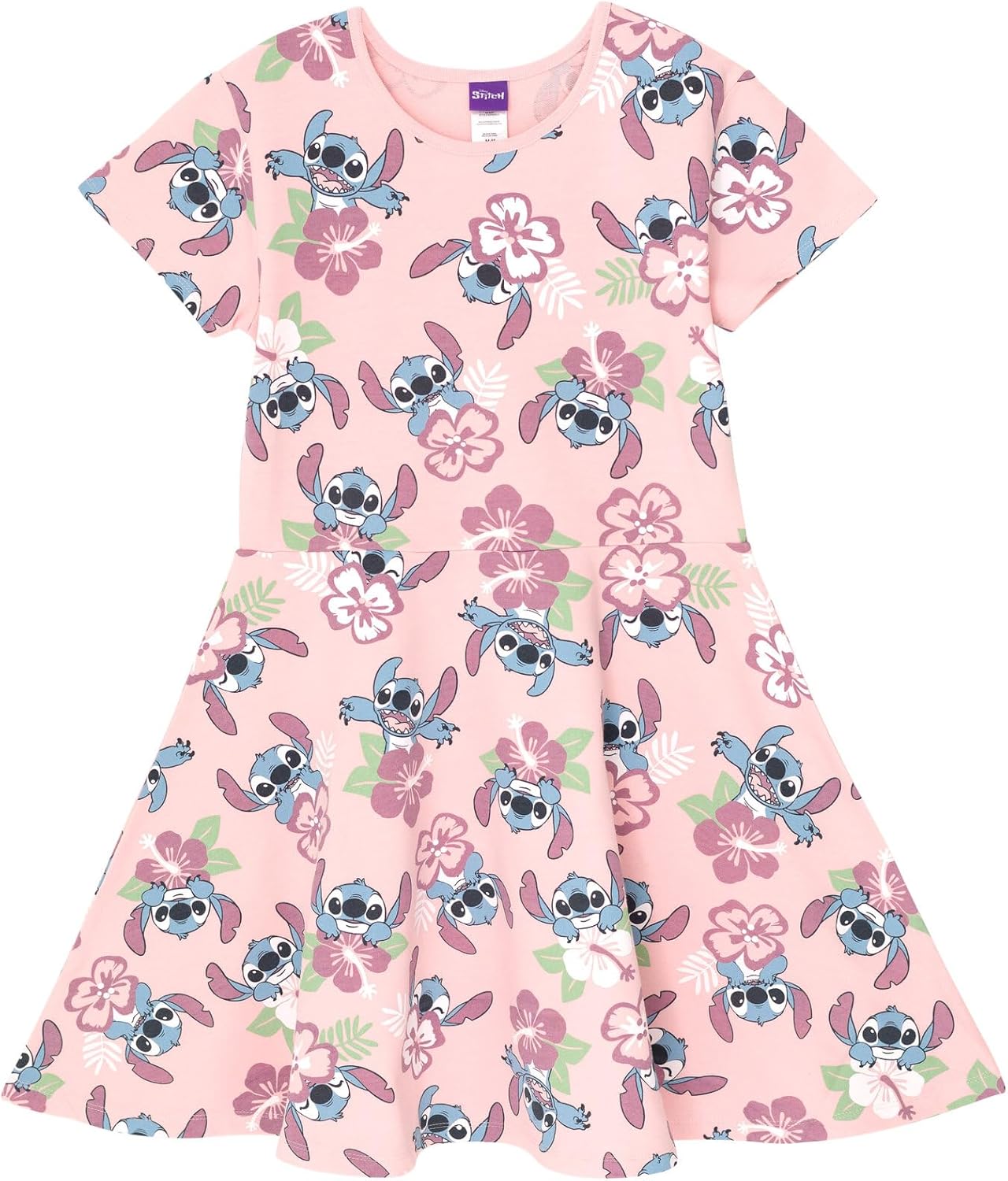 Disney French Terry Essential Dress Infant to Big Kid Sizes (18 Months - 14-16)