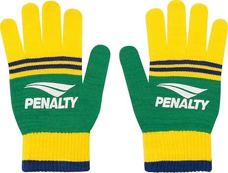 ネイビーとイエローのニット手袋 Amazon | PENALTY(ペナルティ) サッカー 手袋 ニットグローブ