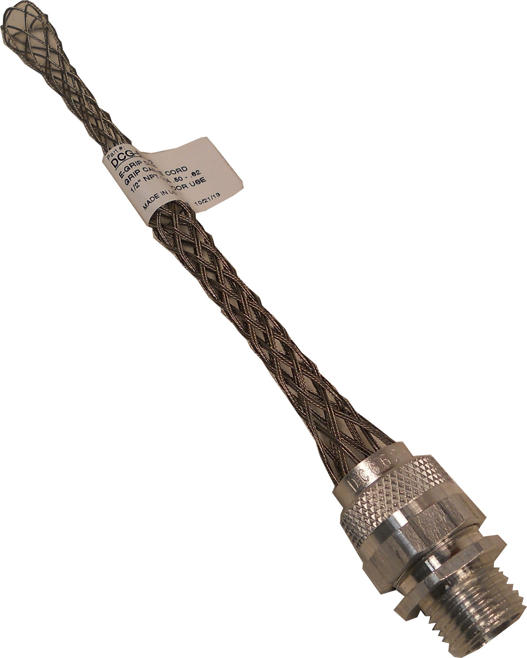 Ericson DCG-62-F2 E-Grip Deluxe Stainless Cable Grip .50 - .62 - 1/2" NPT