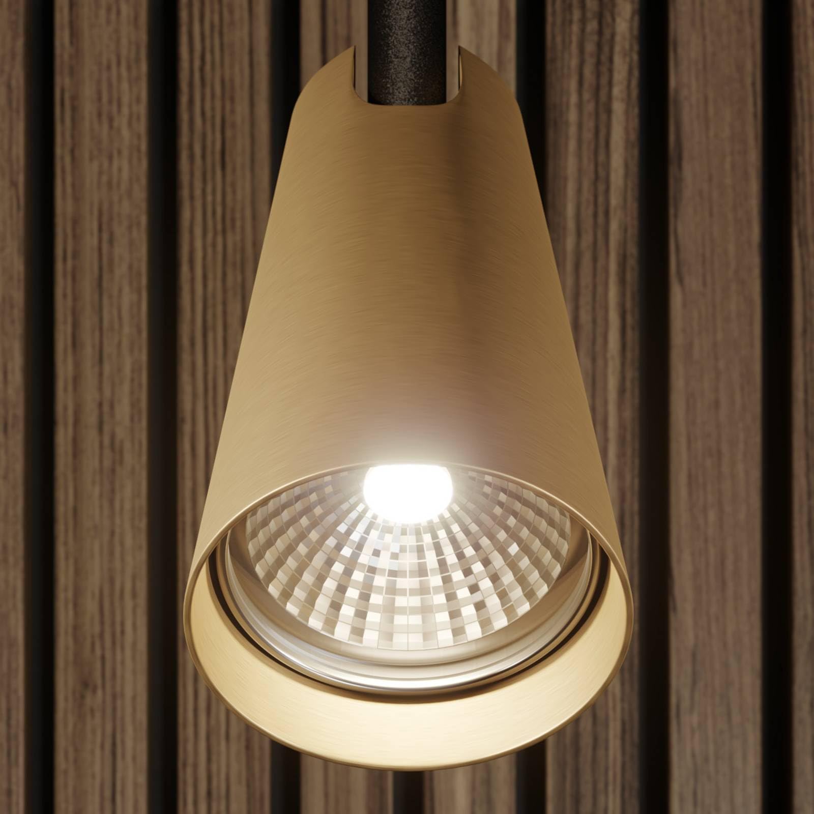 Lucande Strahler Angelina (Skandinavisch) in Schwarz aus Metall (4 flammig, GU10) - Deckenlampe Deckenleuchte Lampe Spot Schlafzimmerleuchte