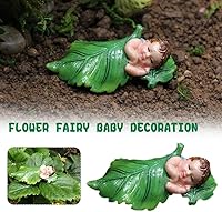 Vista 6 de Figuras en miniatura de hadas durmientes, animales de jardín de hadas para jardín, accesorios, suministros iry, micro paisaje, macetas, decoración
