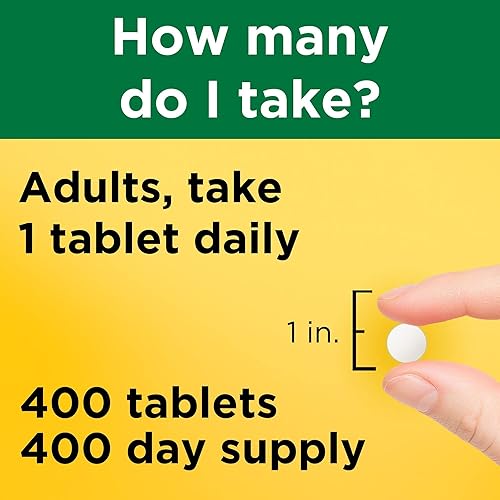 Miniatura 4 de Nature Made Comprimidos de vitamina D3 2000 UI 100 unidades 2818 400 unidades 1