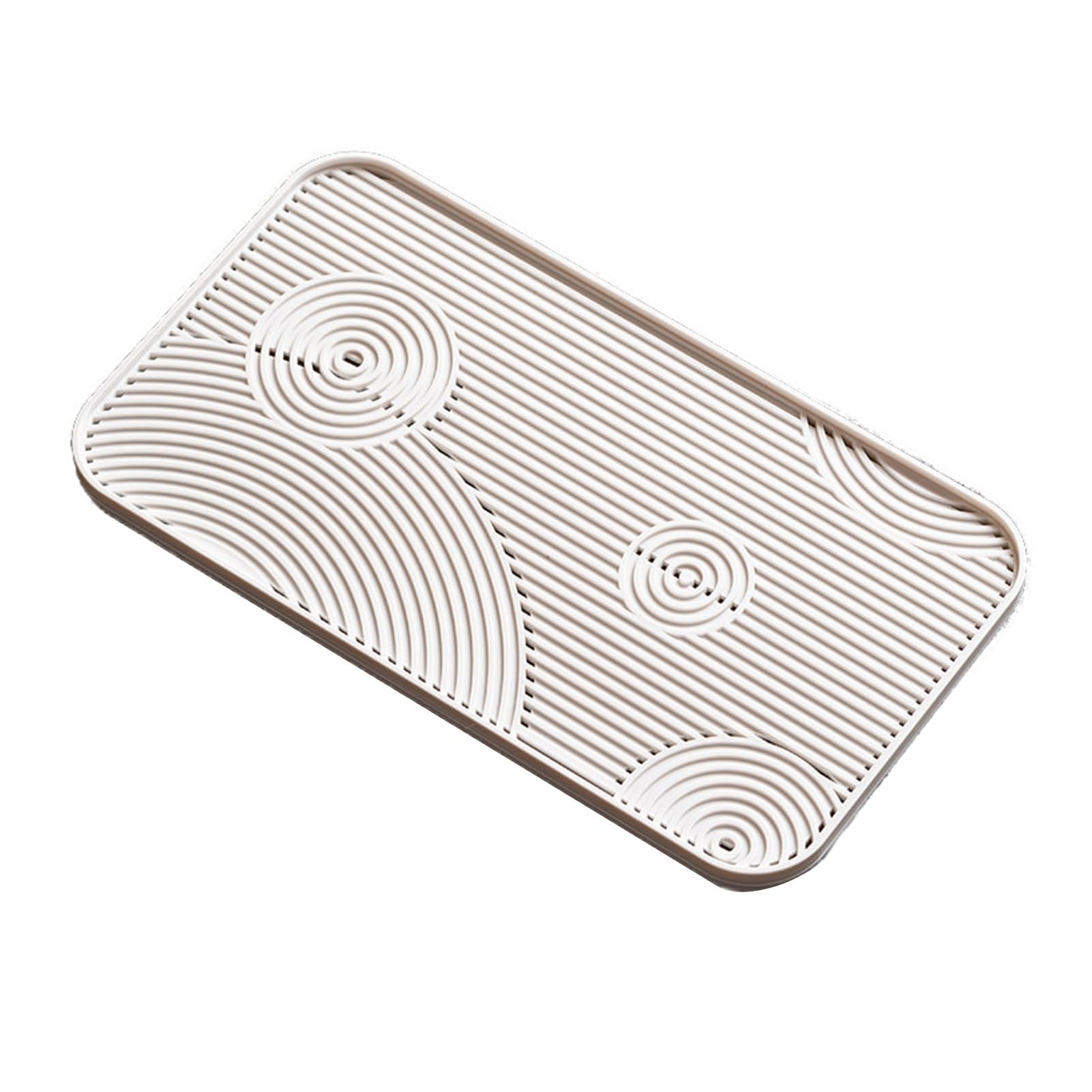 Melamine Tray,Rectangular Perforated Storage Box,Double-layer Drain,Detachable Design,Suitable for Tea Rooms(White)