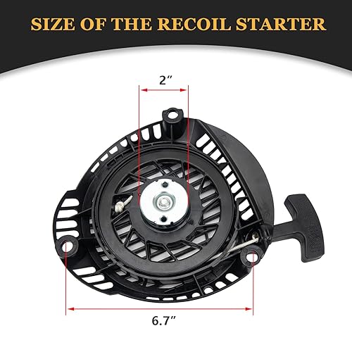 Miniatura 5 de Conjunto de arranque de retroceso de 14 165 20-s para Kohler XT675 XT650 XT775 XT800 149cc 173cc Motor Toro cortacésped montaje de arranque,