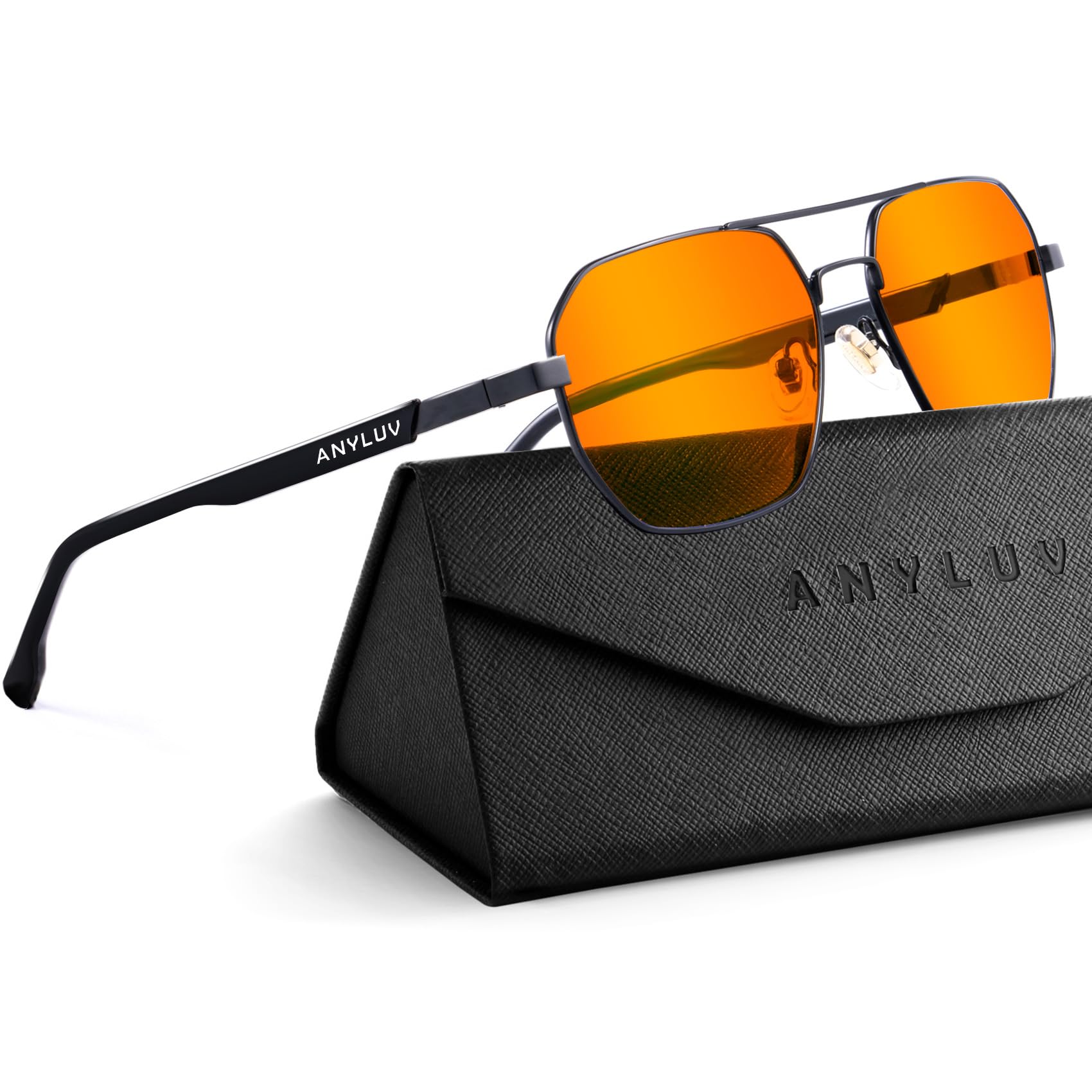 ANYLUV Blue Light Glasses for Woman/Men, Blue Light Blocking Glasses Women Computer Gaming Glasses for Eye Protection