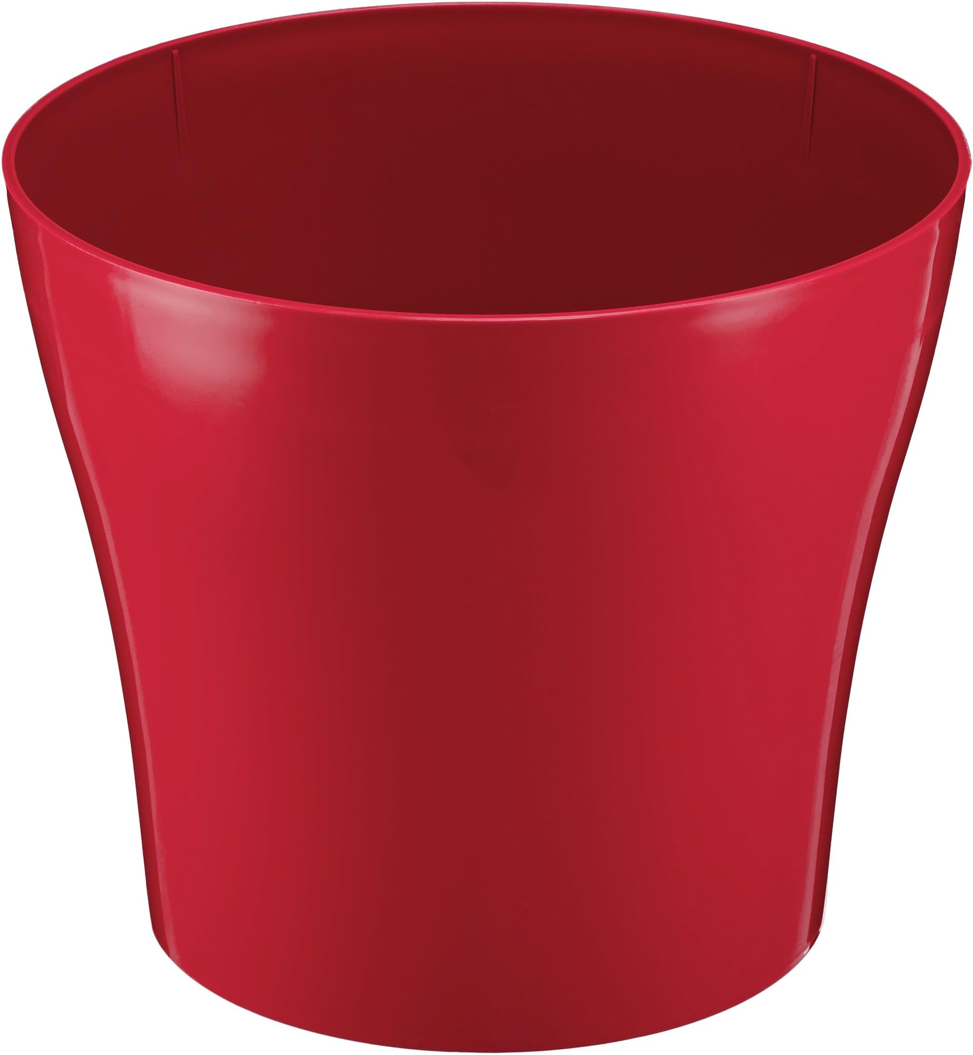 Plastkon Tulipan Decorative Pot Diameter 22 cm Red